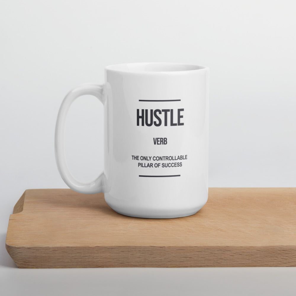 Hustle - White Glossy Mug