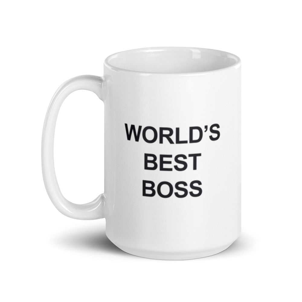 World's Best Boss - White Glossy Mug