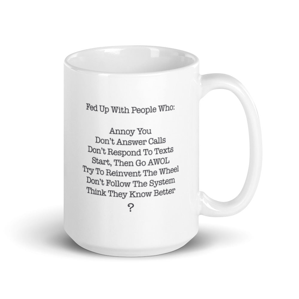 Own Planet - White glossy mug