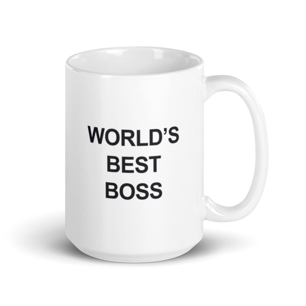 World's Best Boss - White Glossy Mug