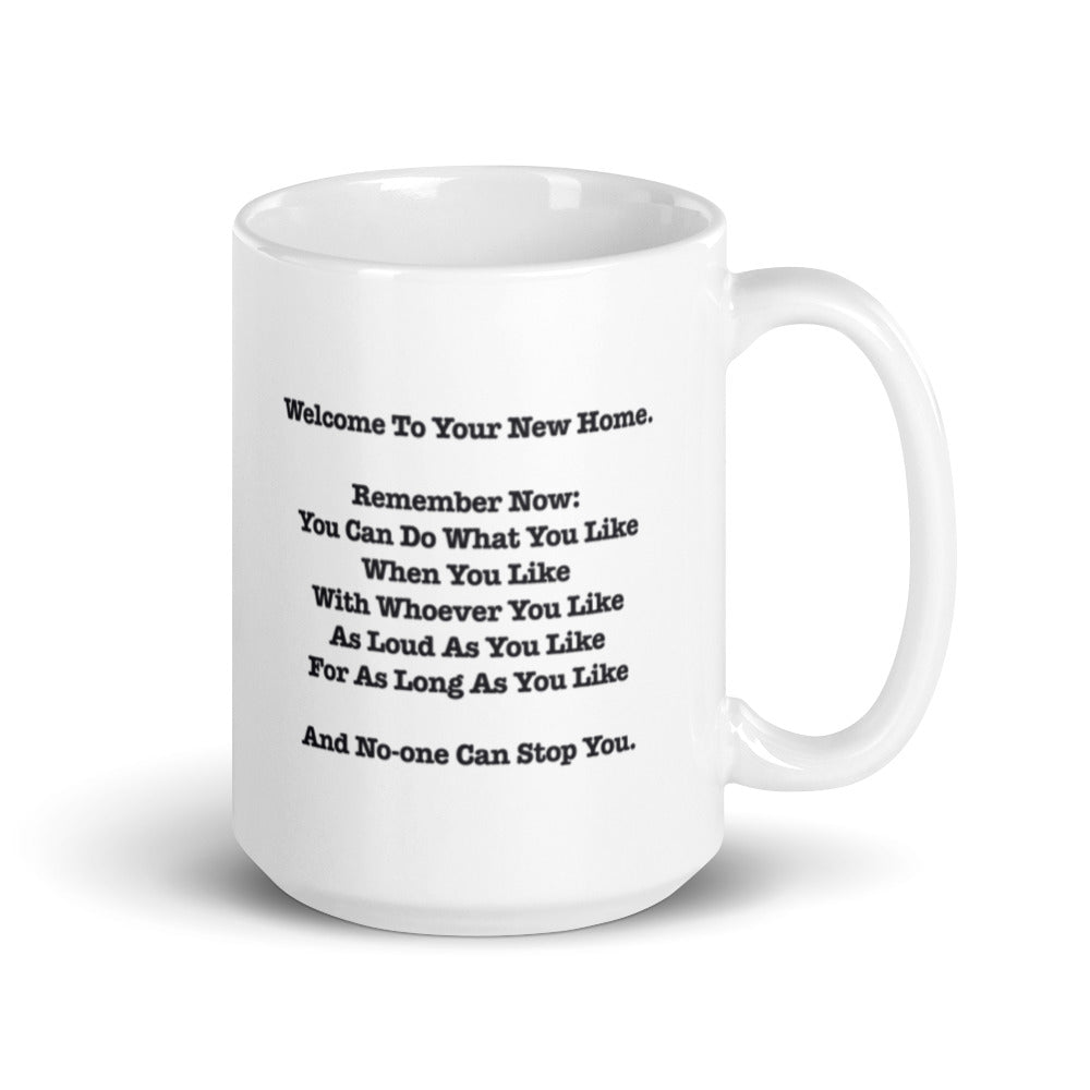 New Home - Our Rules - White Glossy Mug